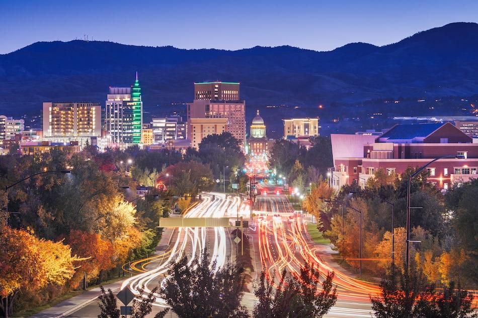 Boise, Idaho, USA downtown cityscape